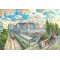 Brentford FC - GTECH Stadium 'Going to the Match' Art Wall Art Print